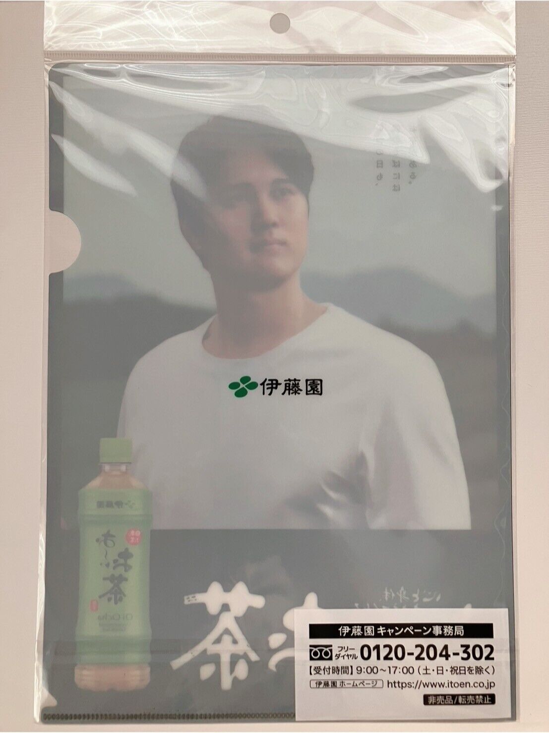 Shohei Ohtani Folder Ocha (Japanese Tea) A4 Size 2 pieces Set New Sealed Japan