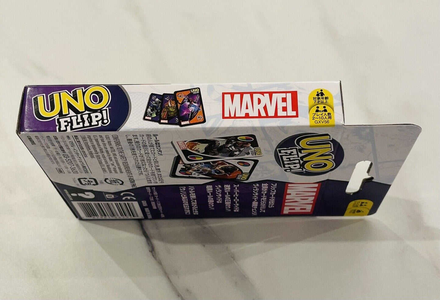 MARVEL UNO Flip! Cards Japanese Edition Mattel