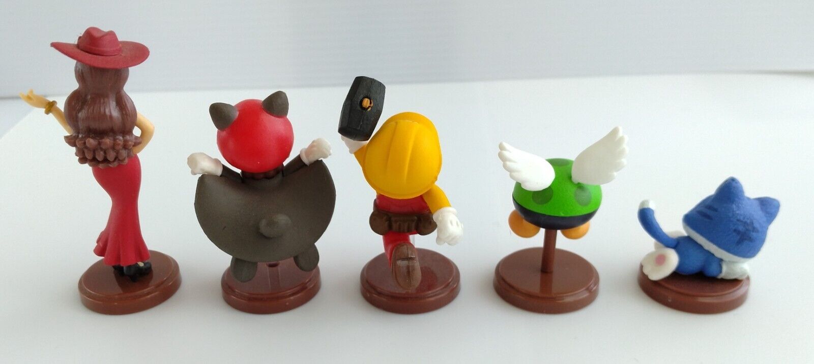 Nintendo Super Mario  Character chocolate egg Figure Set of 5 ②