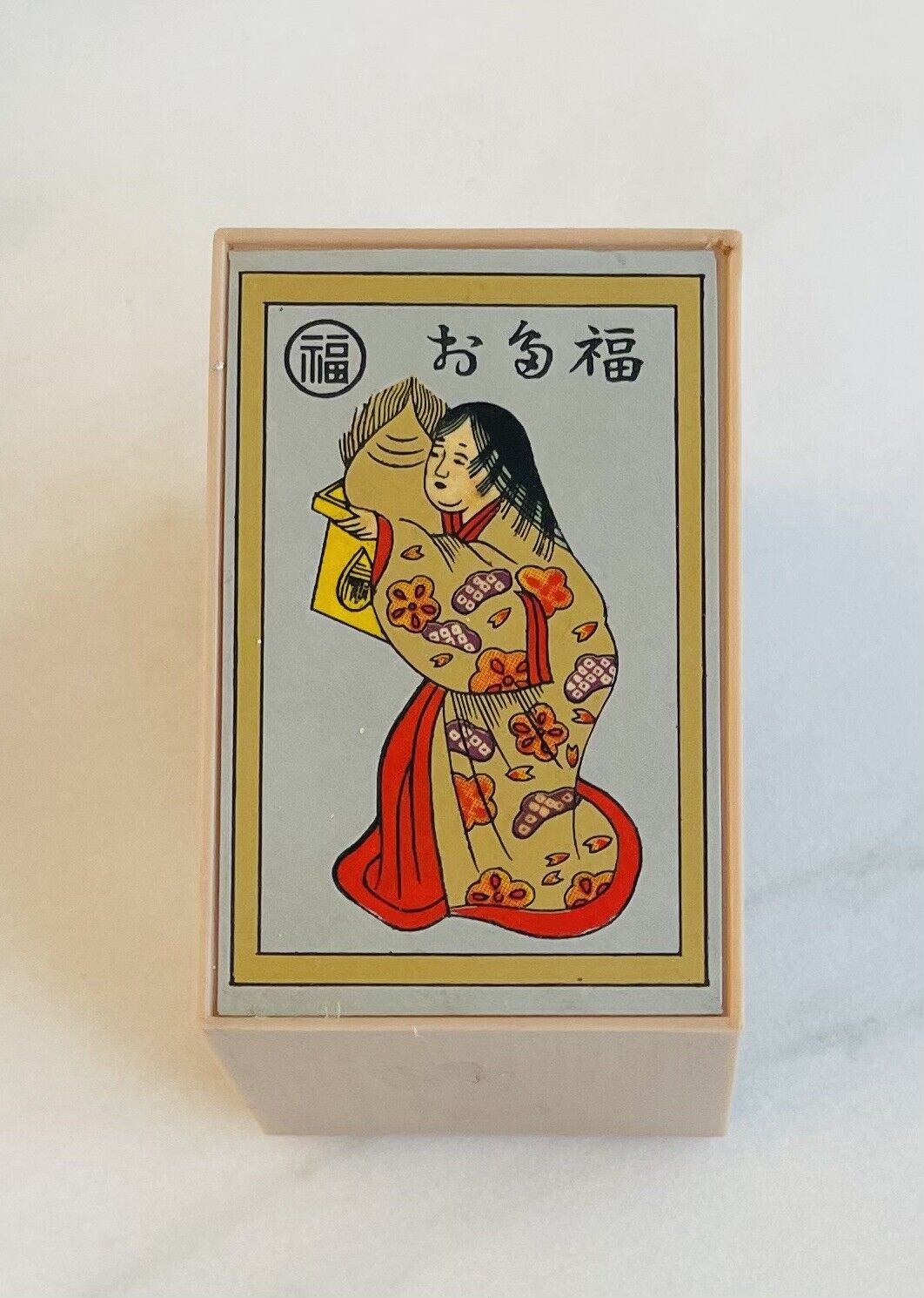 Nintendo Hanafuda Otafuku お多福,Red,Rare,discontinued product made before 1989,