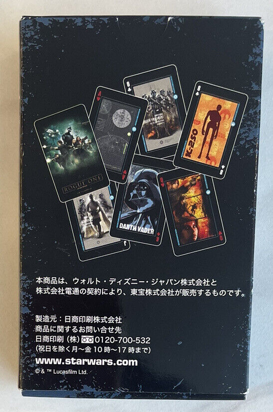 STAR WARS Playing Cards,Rogue One by Disney,Rare☆Cards are unused.