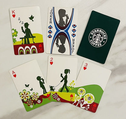 STARBUCKS Playing Cards New Sealed Rare Cards