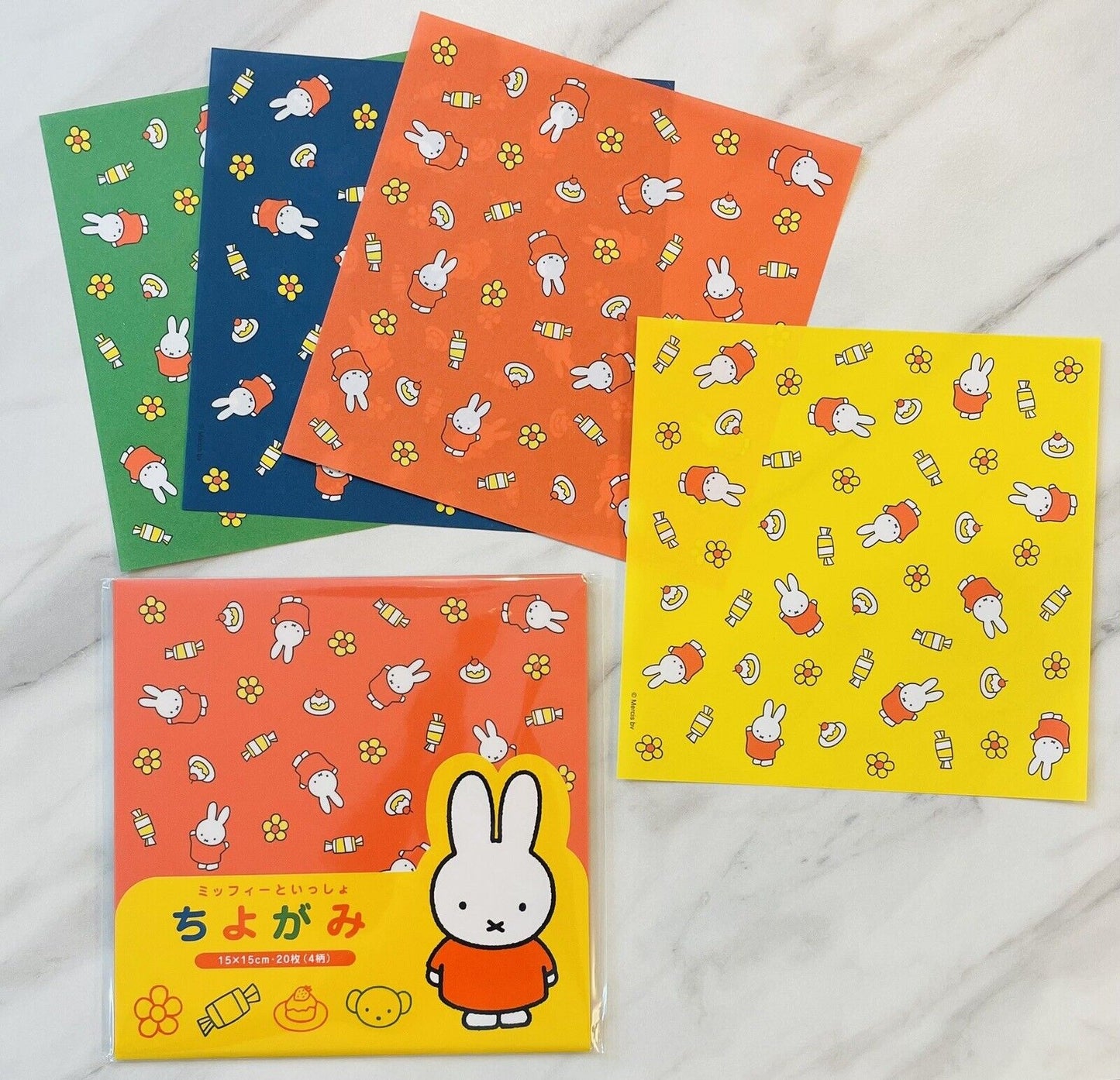 miffy Coloring Book Colored Pencils Chiyogami Folding Papers Set♡ Dick Bruna