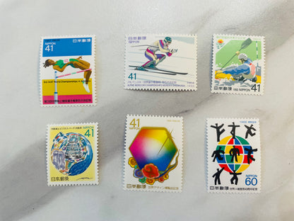 Japanese postage stamps for Mr.Robert 8.6