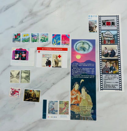 Japanese postage stamps for Mr.Robert
