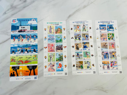 Japanese postage stamps for Mr.Robert