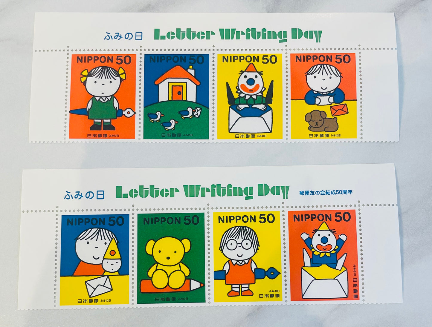 Japanese postage stamps for Mr.Robert 5.17