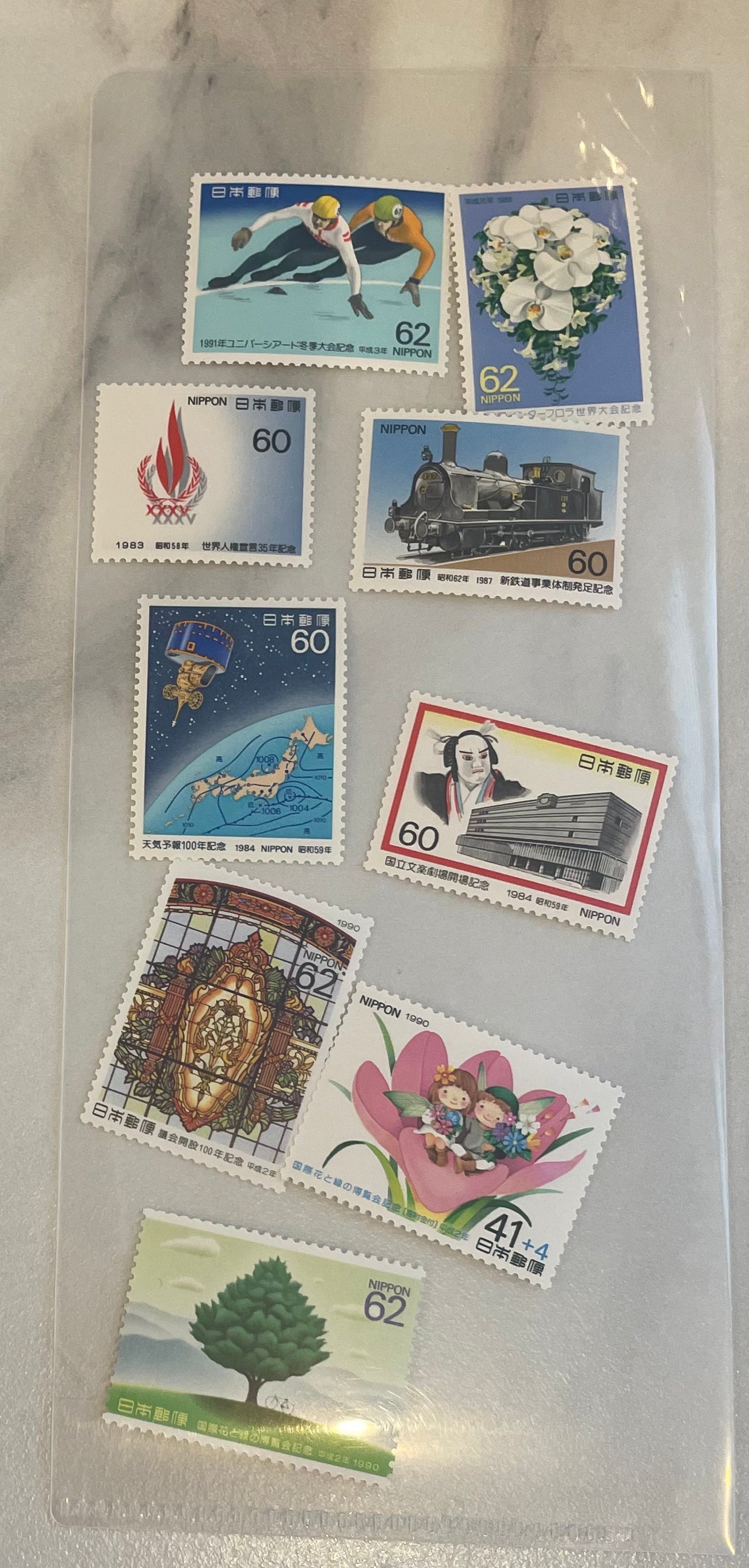 Japanese posage stamps for Mr.Robert 6.12