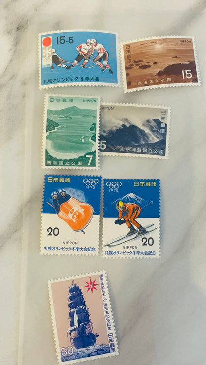 Japanese postage stamps for Mr.Robert 5.17