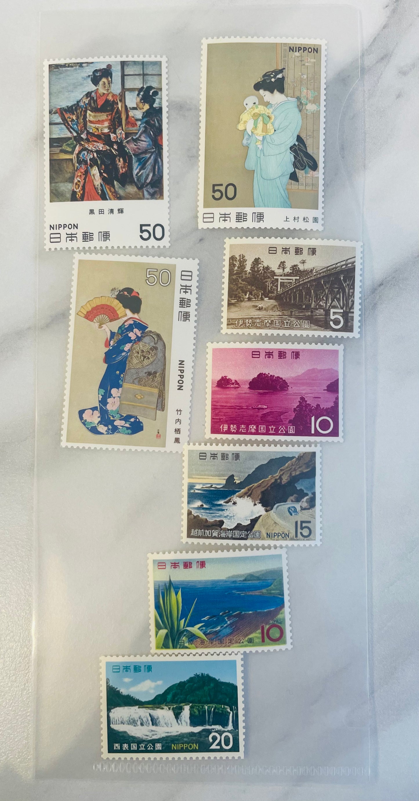 Japanese postage stamps for Mr.Robert 5.17